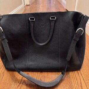 Glaser Designs Large Leather Travel Bag